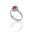 Anello Rubino taglio ovale 0.46kt e Diamanti-Anelli-RECARLO-Gioielleria Granarelli