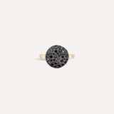 Anello Sabbia Oro Rosa e Diamanti Black-POMELLATO-PAB2040O7000DBK00-52-Gioielleria Granarelli