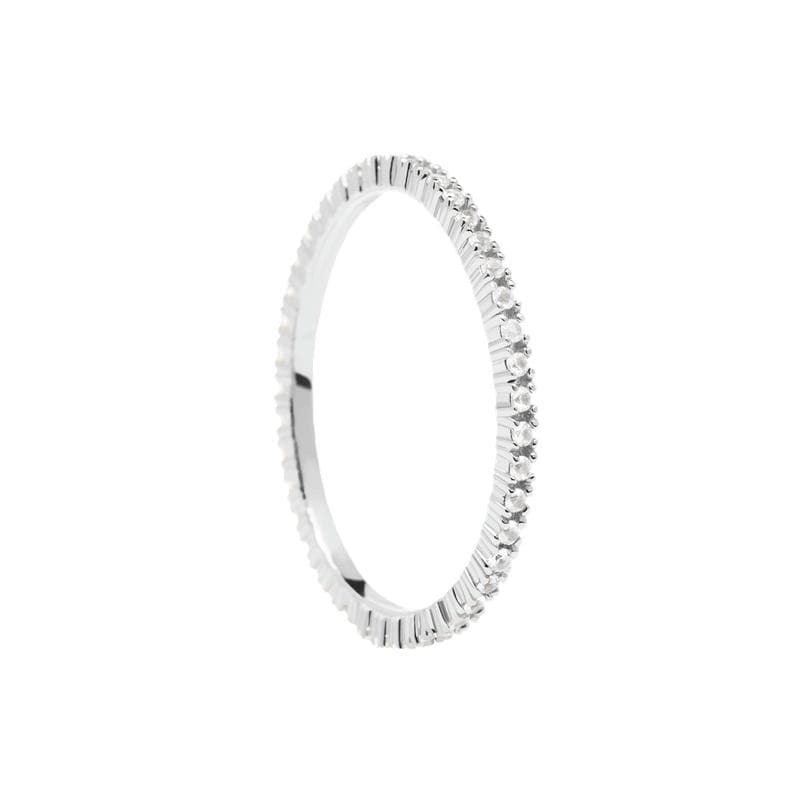 Anello Silver White Essential-Anelli-PDPAOLA- [SKU] -Gioielleria Granarelli