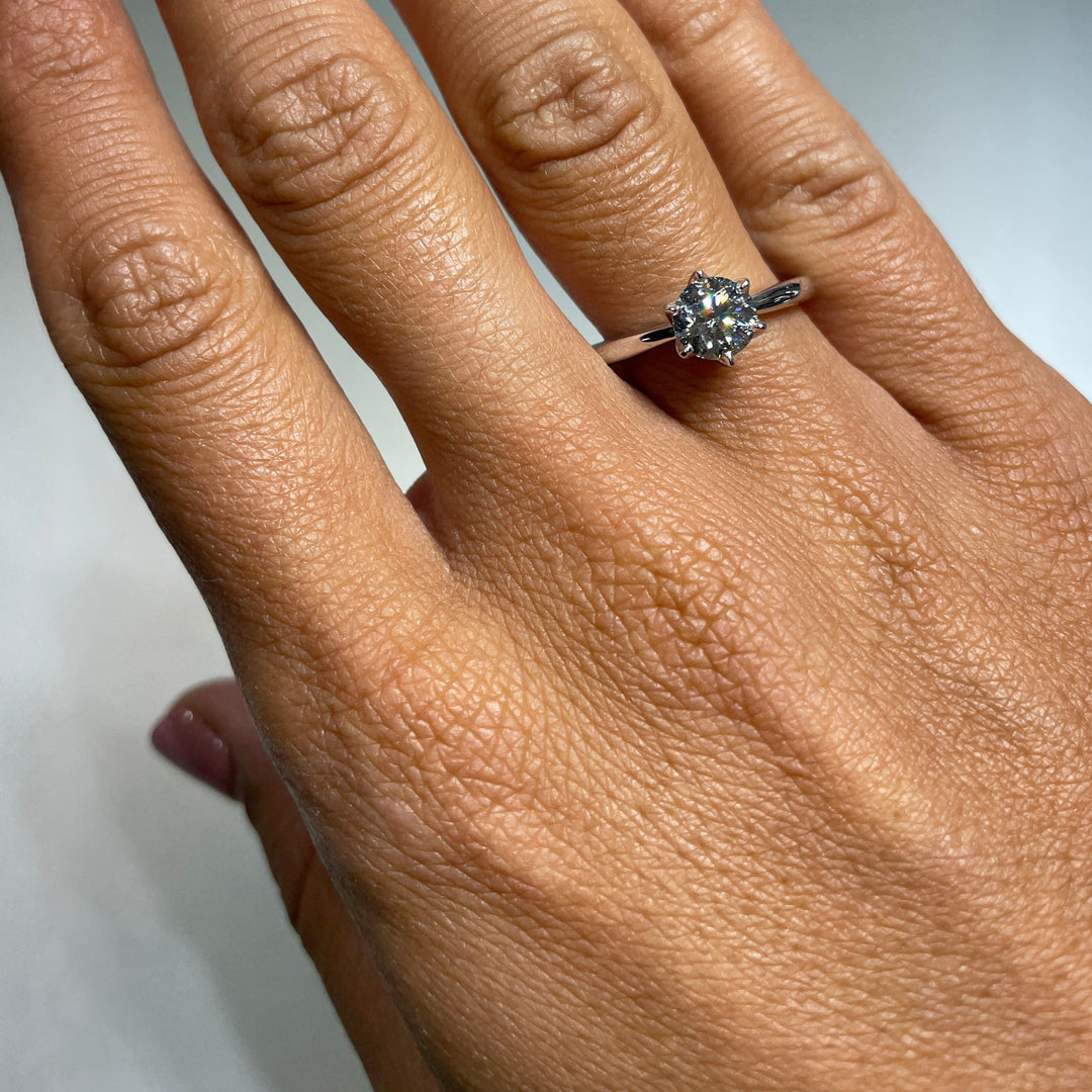 Solitario Anello Diamante Montature Diamanti Solitari Ring