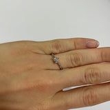 Anello Solitario Diamante taglio Cuore 0.47kt-Anelli-RECARLO-0.47kt G VS - misura 13-Gioielleria Granarelli