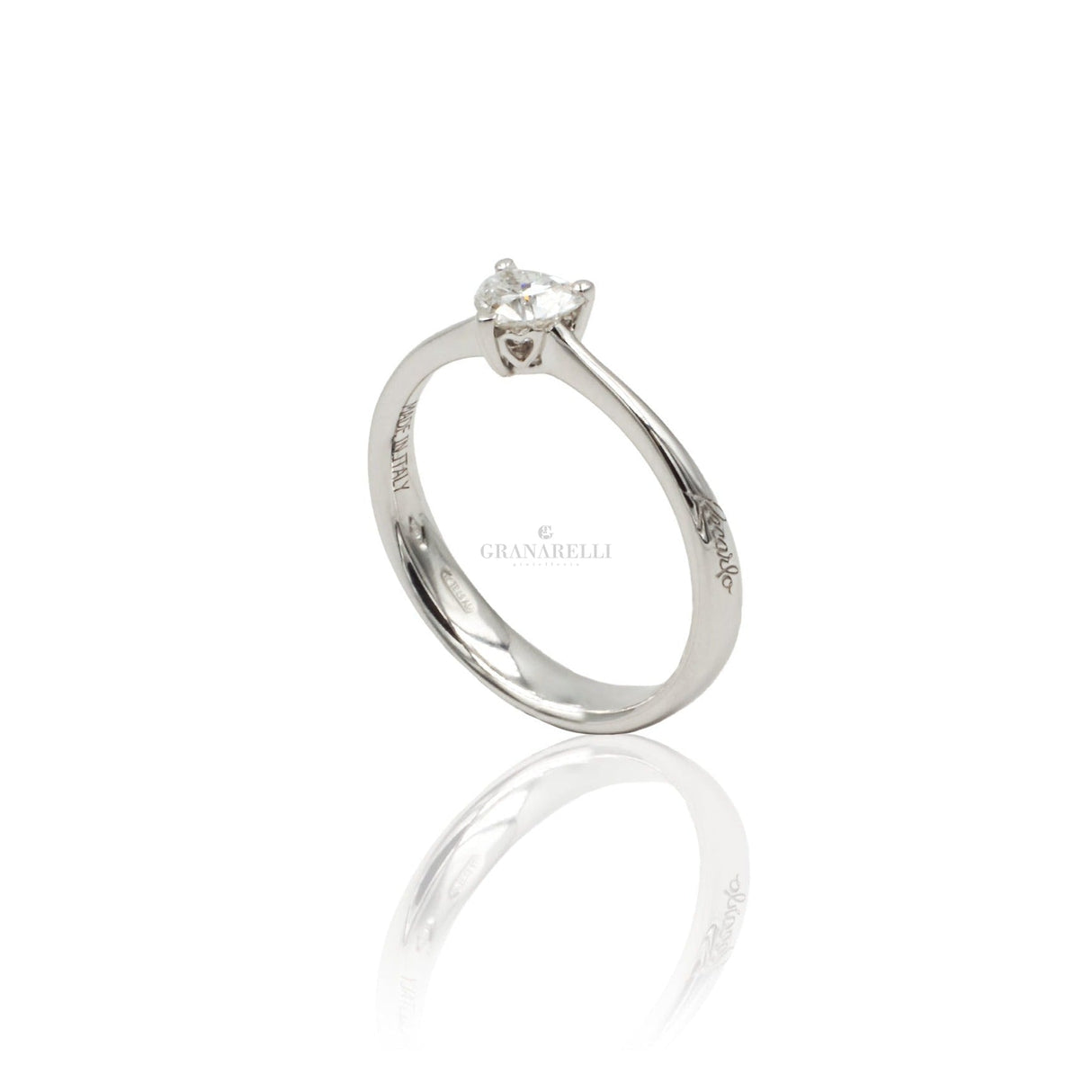 Anello Recarlo Solitario Cuore Anello Solitario Cuore Recarlo