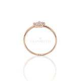 Anello Stella pavé di Diamanti in Oro Rosa-Anelli-CRIVELLI- [SKU] -Gioielleria Granarelli