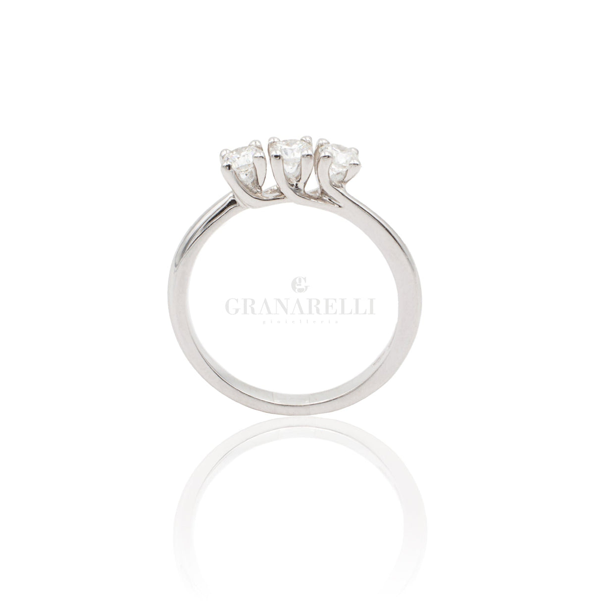 Anello Trilogy 0.42kt In Oro Bianco-Anelli-CRIVELLI-13-Gioielleria Granarelli