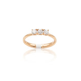 Anello Trilogy 0.43kt In Oro Rosa-Anelli-GRANARELLI-13-Gioielleria Granarelli