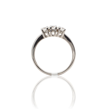 Anello Trilogy 0.70kt in Oro Bianco-Anelli-GRANARELLI-13-Gioielleria Granarelli