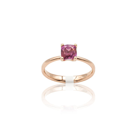 Anello Zaffiro Rosa 1.35kt in Oro Rosa-Anelli-GRANARELLI-13-Gioielleria Granarelli