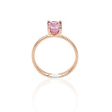 Anello Zaffiro Rosa 1.35kt in Oro Rosa-Anelli-GRANARELLI-13-Gioielleria Granarelli