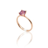 Anello Zaffiro Rosa 1.35kt in Oro Rosa-Anelli-GRANARELLI-13-Gioielleria Granarelli