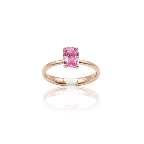 Anello Zaffiro Rosa 1.37kt in Oro Rosa-Anelli-GRANARELLI-13-Gioielleria Granarelli