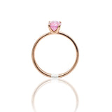 Anello Zaffiro Rosa 1.37kt in Oro Rosa-Anelli-GRANARELLI-13-Gioielleria Granarelli