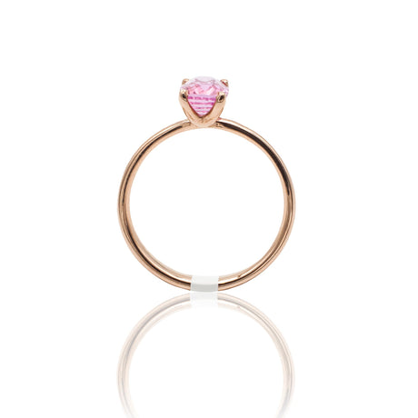 Anello Zaffiro Rosa 1.37kt in Oro Rosa-Anelli-GRANARELLI-13-Gioielleria Granarelli