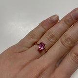 Anello Zaffiro Rosa 1.74kt in Oro Rosa-Anelli-GRANARELLI-13-Gioielleria Granarelli