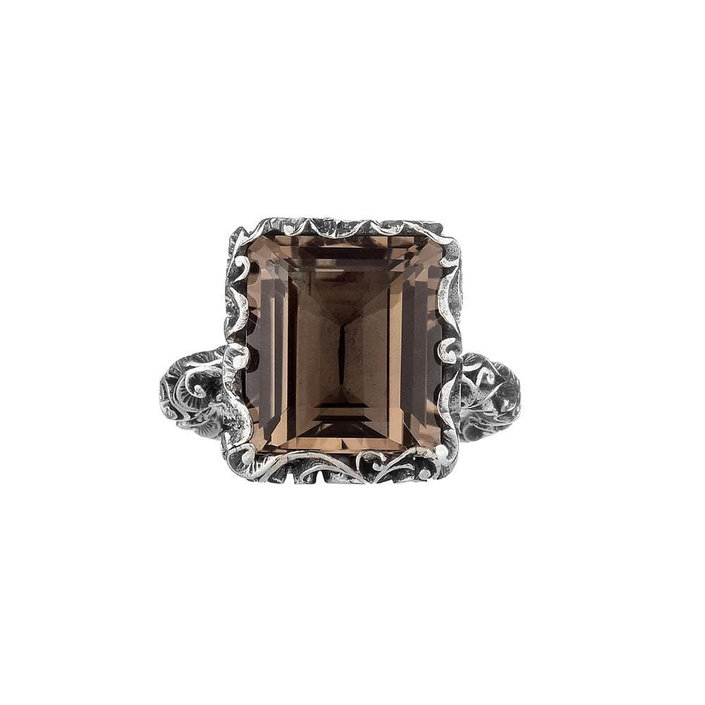 Anello con Pietra Fume-Anelli-MARIA E LUISA JEWELS- [SKU] -Gioielleria Granarelli