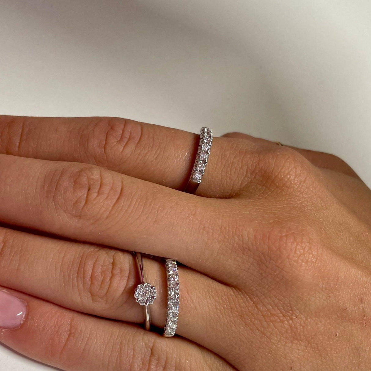 Giorgio Visconti Anello Fedina Con Brillanti Veretta Giorgio