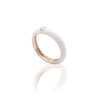Anello in Oro Rosa Placcato Colore e Diamante-Anelli-BUONOCORE- [SKU] -Gioielleria Granarelli