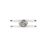 Anello Interlocking doppio GG Argento-Anelli-GUCCI-Gioielleria Granarelli