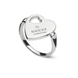 Anello Trademark Cuore in Argento-Anelli-GUCCI-Gioielleria Granarelli