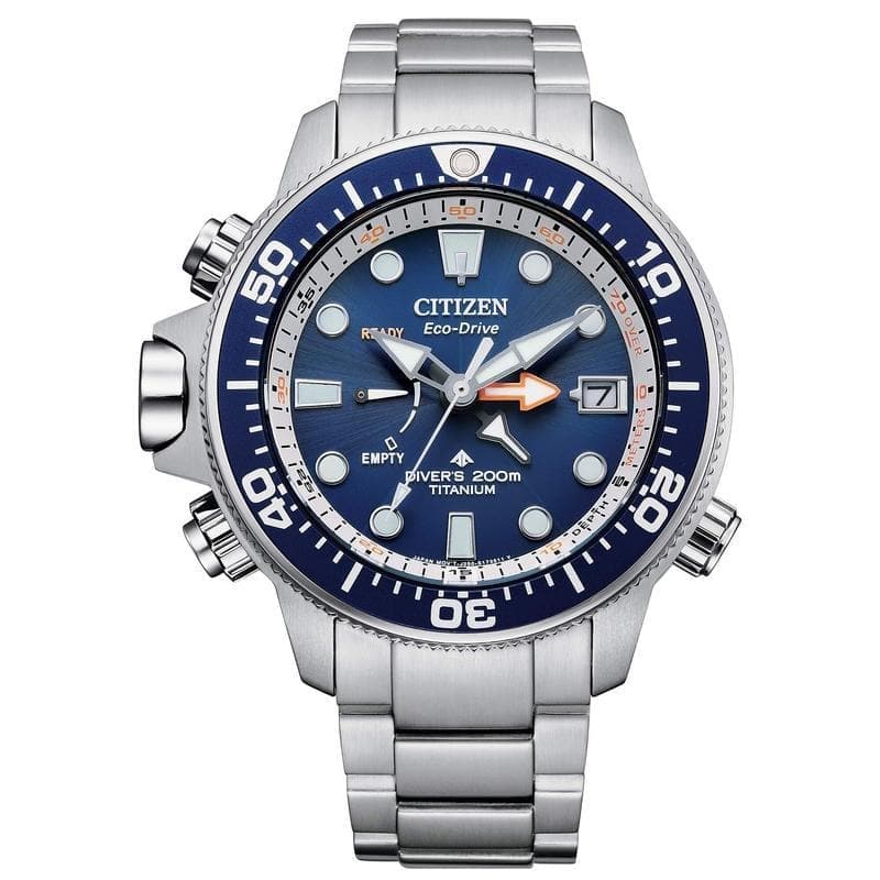 Aqualand Eco Drive Super Titanio-Orologi-CITIZEN- [SKU] -Gioielleria Granarelli