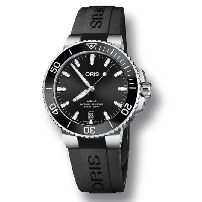 Aquis Date Nero 39,5 mm-Orologi-ORIS- [SKU] -Gioielleria Granarelli