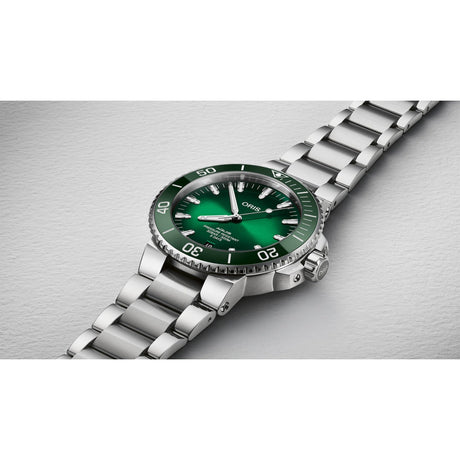 Aquis Date verde 43,5 mm Calibro 400-Orologi-ORIS-Gioielleria Granarelli