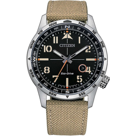 Aviator Eco Drive BM7550-10E-Orologi-CITIZEN- [SKU] -Gioielleria Granarelli