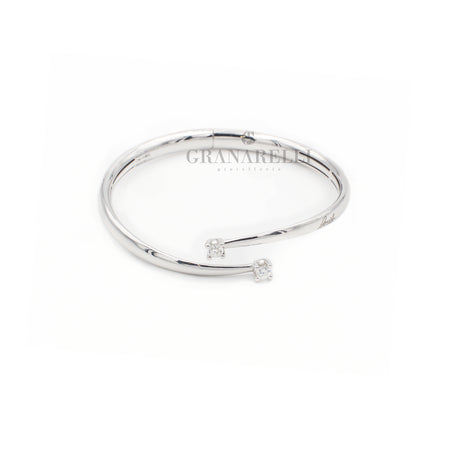 Bracciale Bangle con Diamanti toi et moi-Bracciali-RECARLO-Gioielleria Granarelli