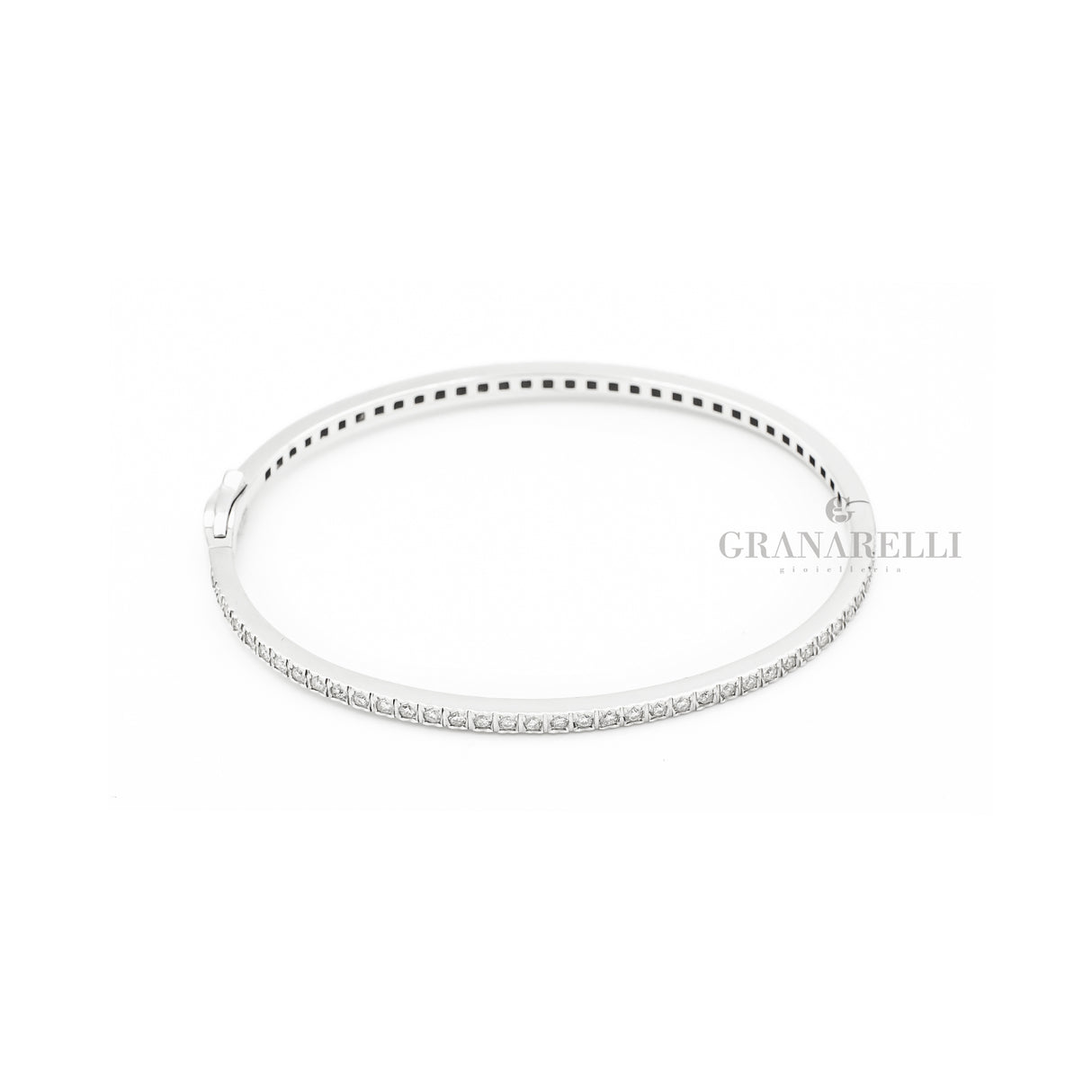 Bracciale Tennis Bangle con Diamanti-Bracciali-RECARLO-Gioielleria Granarelli