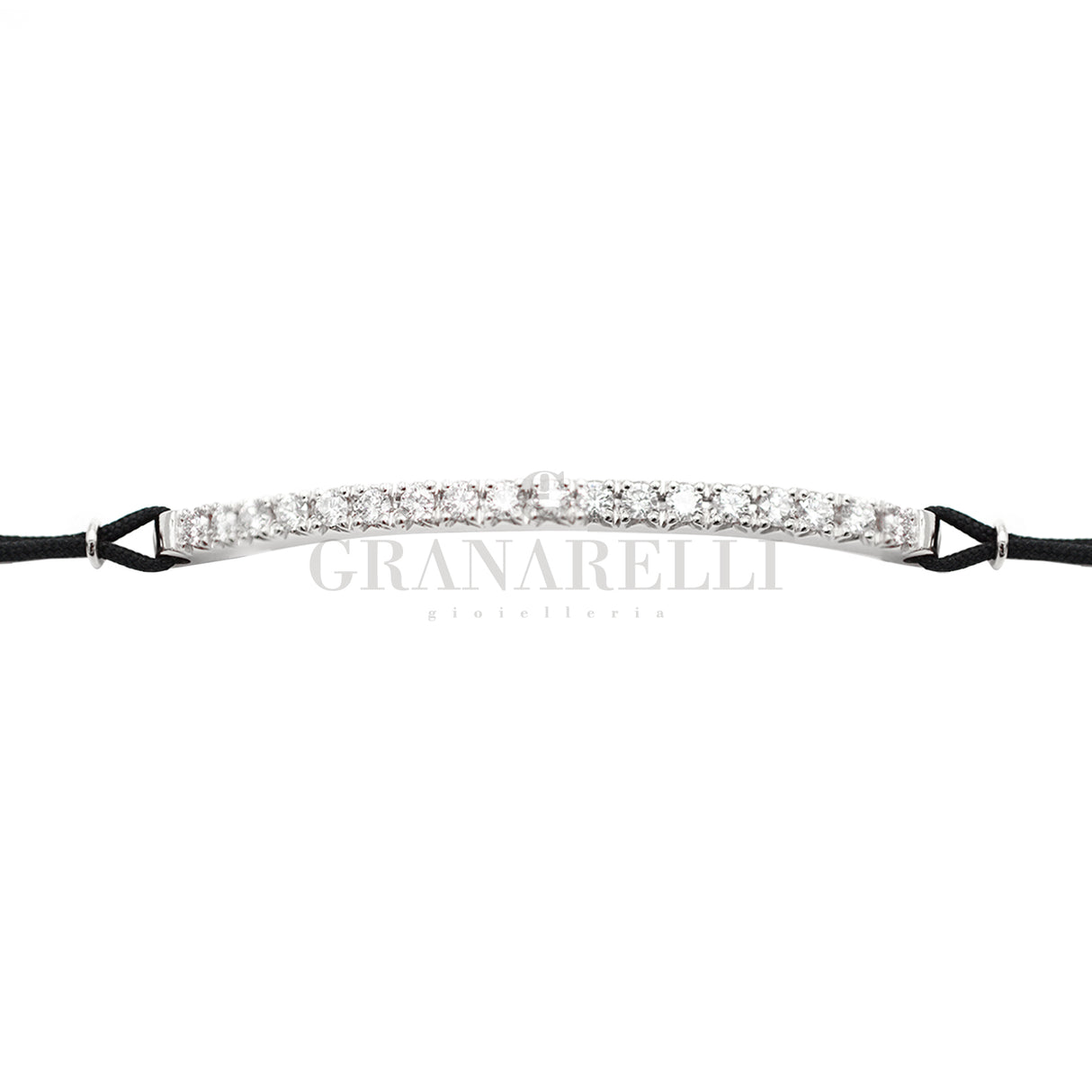 Bracelet rose rose en or blanc