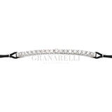 Bracelet rose rose en or blanc