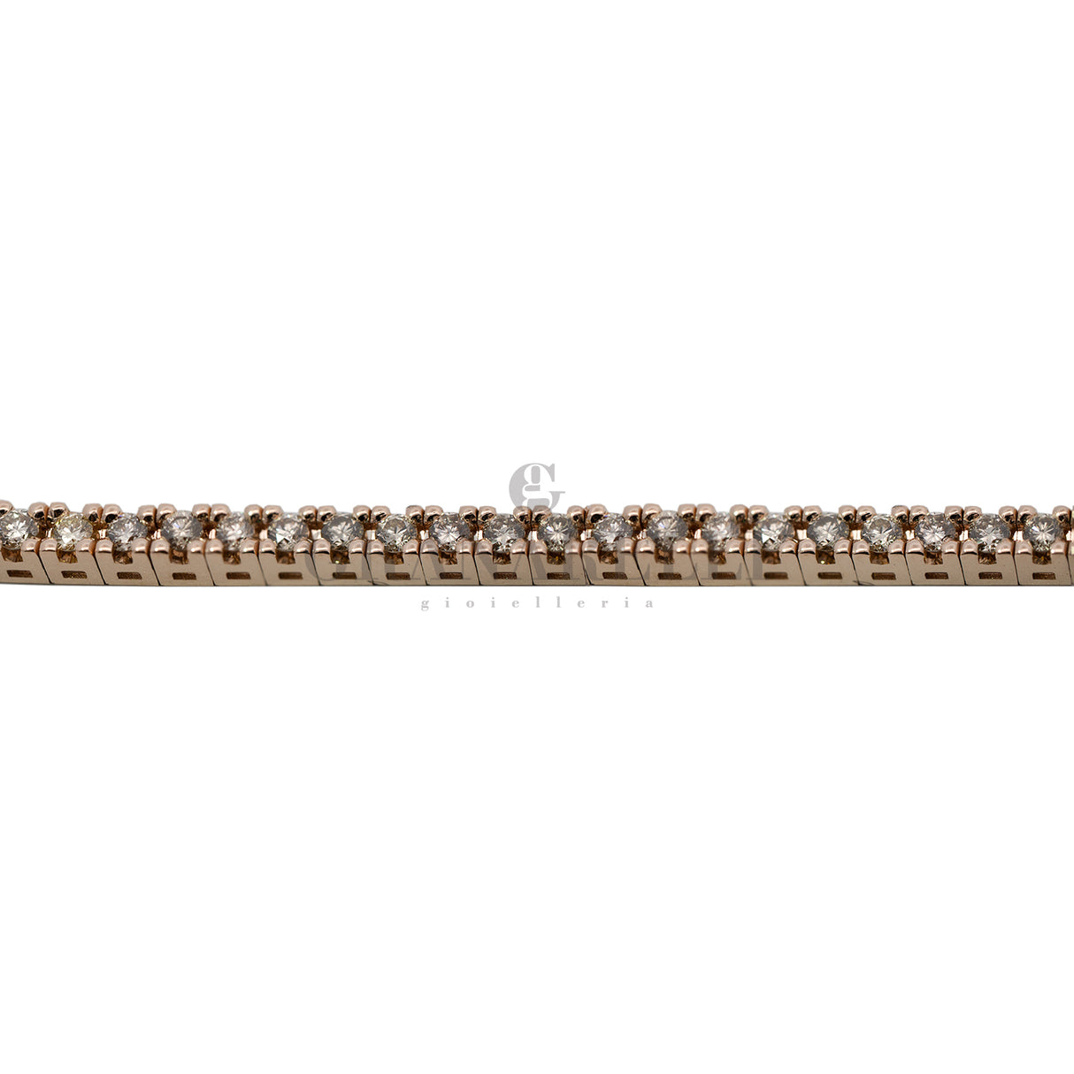 Bracciale Tennis Diamanti Brown in Oro Rosa 1.25ct