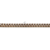 Bracciale Tennis Diamanti Brown in Oro Rosa 3.08ct