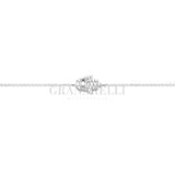 Bracciale Mano di Fatima in Oro Bianco