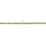 Bracciale Tennis Oro Rosa Diamanti Neri 1.60ct