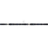 Night blue sapphire bracelet in white gold