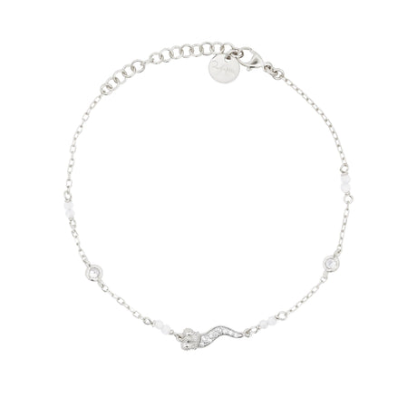 Bracciale Catena Castoni Cornetto Small Pavè Stardust Ten-Bracciali-RUE DES MILLE-Gioielleria Granarelli