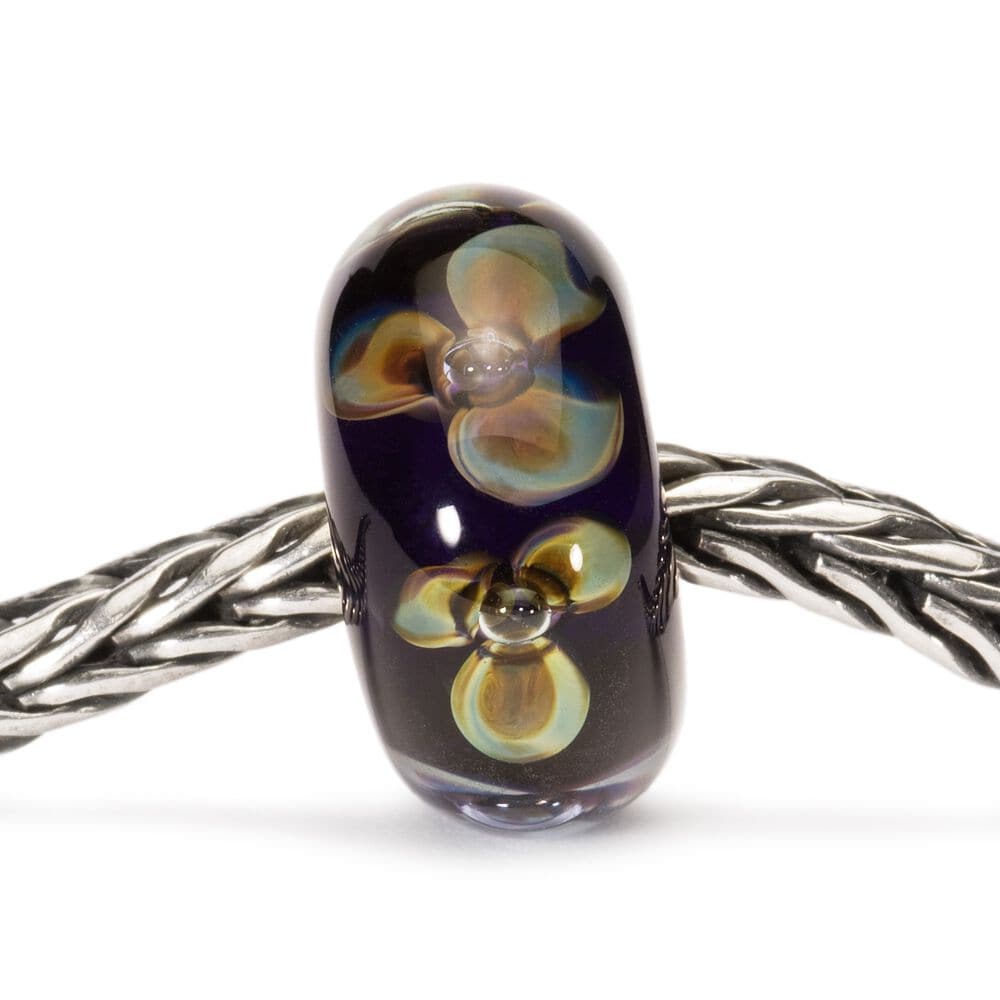 Bead Fiore Indaco-Beads-TROLLBEADS- [SKU] -Gioielleria Granarelli