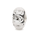 Bead Rosa Regina Bianca-Beads-TROLLBEADS- [SKU] -Gioielleria Granarelli