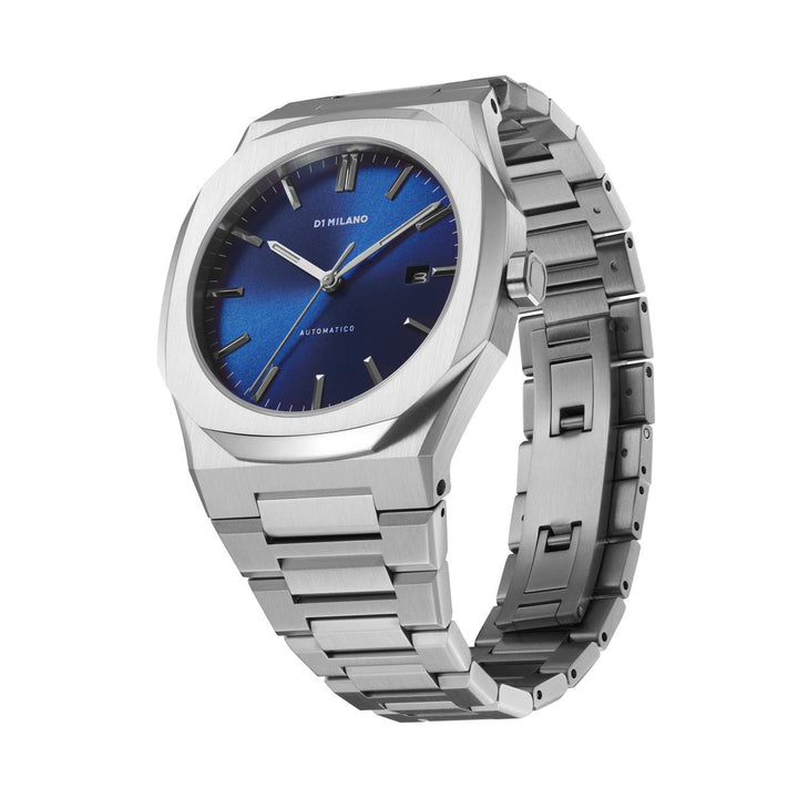 Blue Automatic Bracelet 41.5 MM-Orologi-D1 MILANO-Gioielleria Granarelli