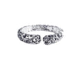 Bracciale Bangle Argento Intersiato-Bracciali-MARIA E LUISA JEWELS- [SKU] -Gioielleria Granarelli