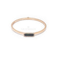 Bracciale Bangle in Oro Rosa con Diamanti e Madreperla Grigia-Bracciali-CRIVELLI- [SKU] -Gioielleria Granarelli