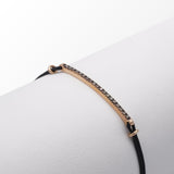 Bracciale Barretta in Oro Rosa Diamanti Brown-Bracciali-GRANARELLI- [SKU] -Gioielleria Granarelli