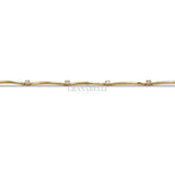 Bracciale Barrette e Diamanti Oro Giallo-Bracciali-GioGio-Gioielleria Granarelli