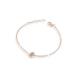 Bracciale Bimba Oro Rosa e Pavè di Diamanti-Bracciali-LE BEBE'- [SKU] -Gioielleria Granarelli