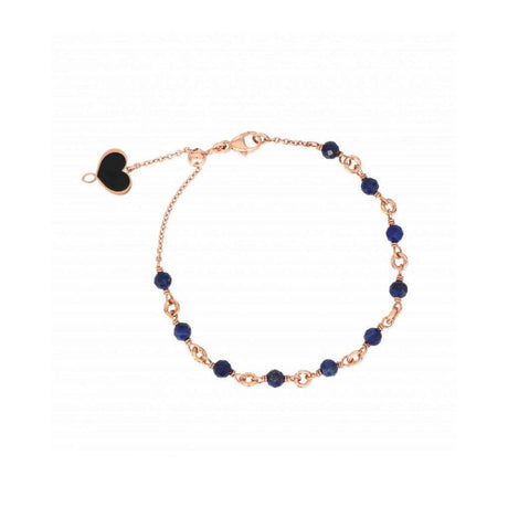 Bracciale Con Maglie e Spinelli Lapislazzuli-Bracciali-MAMAN ET SOPHIE- [SKU] -Gioielleria Granarelli