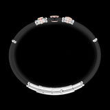 Bracciale Corda Argento e Oro Nero-Bracciali-ZANCAN-Gioielleria Granarelli