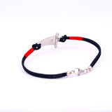 Bracciale Cordino Bandiera Smalto-Bracciali-Giovepluvio- [SKU] -Gioielleria Granarelli