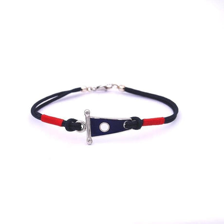 Bracciale Cordino Bandiera Smalto-Bracciali-Giovepluvio- [SKU] -Gioielleria Granarelli