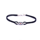 Bracciale Cordino Bandiera Smalto-Bracciali-Giovepluvio- [SKU] -Gioielleria Granarelli