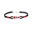 Bracciale Cordino Bandiera Smalto Oro-Bracciali-Giovepluvio- [SKU] -Gioielleria Granarelli